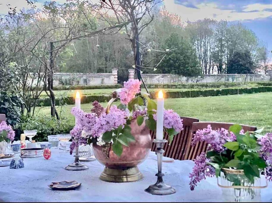 Charming Romantic Tower In Chateau Estate Ocquerre Екстериор снимка